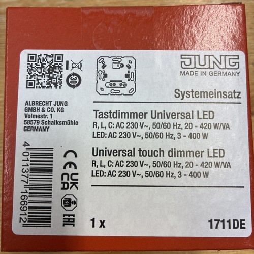 Jung tastdimmer 1711de - jung,