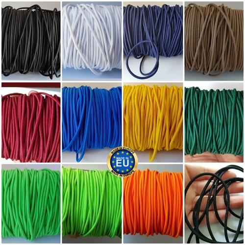 Gummikordel 3mm meterware - 1m,