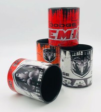4er Set Dodge RAM Kaffeetassen HEMI Pickup Vintage Becher Pott USA Oldschool