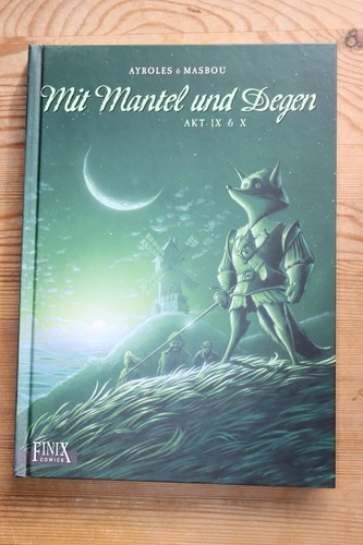 Comic mit mantel und - mantel, #