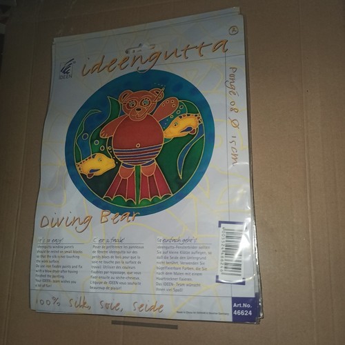 Seidenmalerei fensterbild - seidenmalerei,
