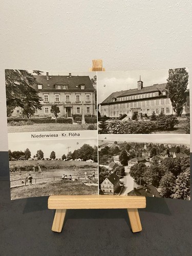 Vintage postkarte niederwiesa - postkarte,