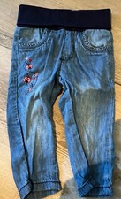 Blaue "Marienkäfer" Hose - Größe: 74 - Marke: staccato