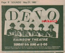 DEVO UK TIMELINE Advert -