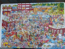 2000 HEYE Puzzle Comic Cartoon Christoph Schöne Flea Market Flohmarkt