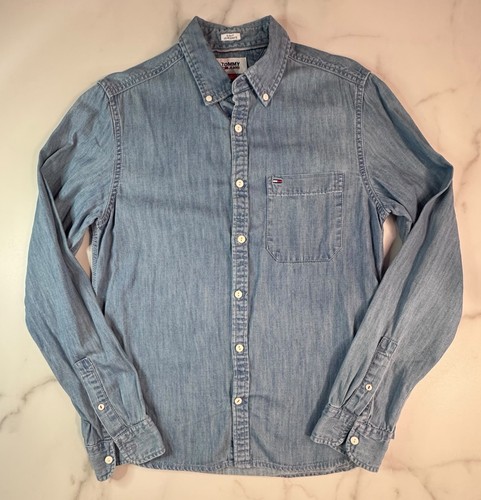 Tommy jeans herren denim - herren, hemd