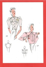 2 Mode-Zeichnungen „Wiener