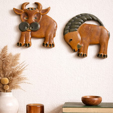 Mid Century Keramik Wandrelief