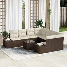 Sofa Set mit Kissen 9 pcs Poly