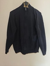 Blaue Herren Winter Herbst Strickjacke von BARISAL Größe L (52/54) Baumwolle TOP