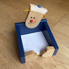 HABA  Matrose Zettelboy  Zettelkasten Zettelbox blau - sehr guter Zustand
