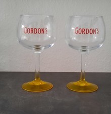 Gordon´s Gin Copa Gläser 2xStück, gelber Fuß, Gin-Cocktails