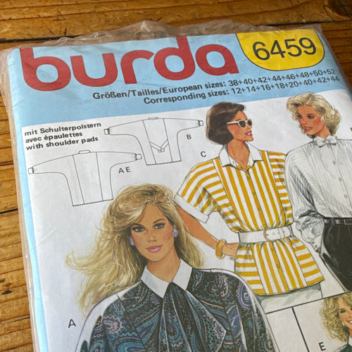 Burda schnittmuster 6459 - schnittmuster,