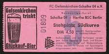 Ticket | 1971/72 | FC Schalke