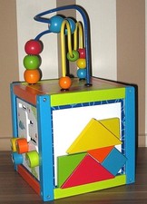 Super Ab 12 Monate Holz Motorikwürfel Entdecker Würfel Lernen Spielen Begreifen