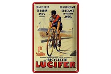 Blechschild Fahrrad 20x30 cm