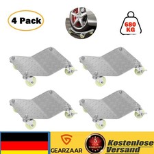 Rangierheber Wagenheber Rangierwagen 4 Stk. Transportschale SATZ PKW KFZ 4 Stück