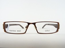 Brille Metallgestell braun