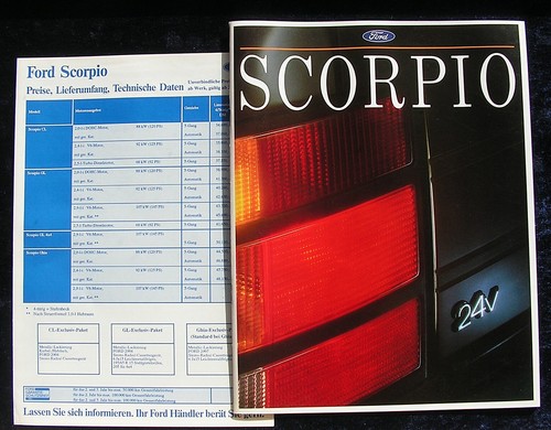 Ford scorpio 24v - ford, cl,