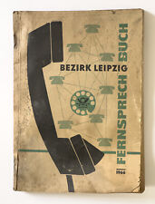 DDR Post Telefonbuch Bezirk Leipzig  1966 Fernsprechbuch - Fast nur VEB Adressen