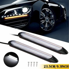 2x 9" DRL Headlight LED Strip