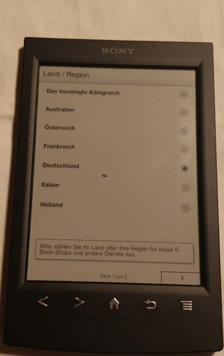 Sony prs 2gb wlan - 15,2, cm