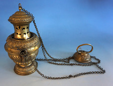 Weihrauchkessel Weihrauchschwenker Messing Religiös Österreich Linz (F024-994)