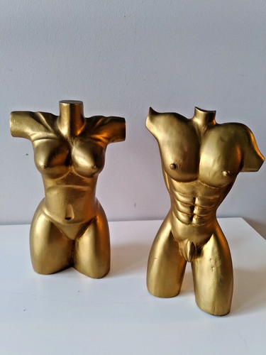 Frau man figur holz - frau,