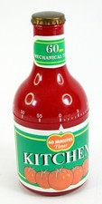 Kurzzeitwecker Eieruhr Küchentimer Kurzzeitmesser Küchenwecker Flasche Ketchup