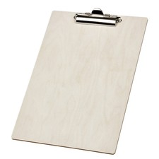 Klemmbrett Holz DIN A4 Klemmplatte Clipboard Schreibunterlage Schreibplatte