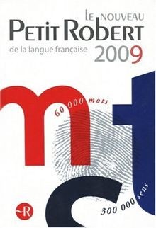 Nouveau petit robert la - nouveau, de