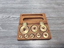 Antike Messing Gewichte Set 5