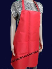 Schürze Damen & Herren  ROT , bis Tailieumfang 129cm BITTE MESSEN  2 Taschen