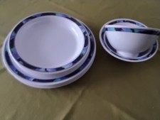 Geschirr Melamin von Gimex  10 Teile