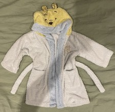 Baby Bademantel Disney Winnie Pooh Gr.98 Unisex Gelb/Weiß