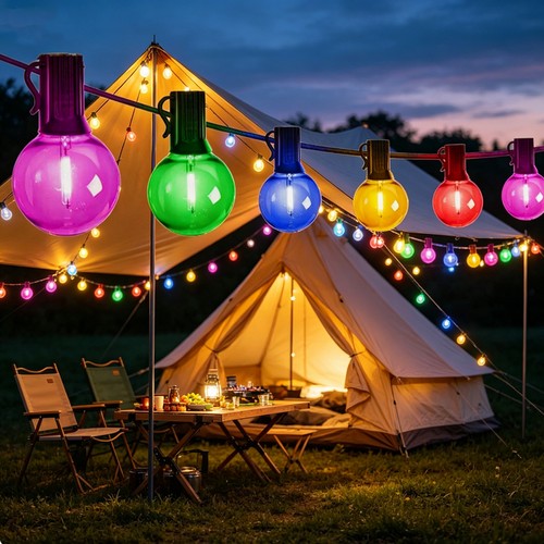 60m lichterkette außen - außen, strom
