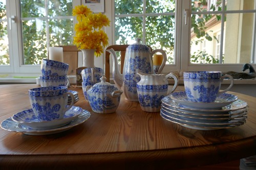 China blau kaffeeservice - blau,,