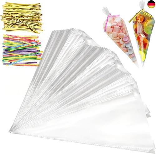 Tigvio 100 stück spitztüten - 100,
