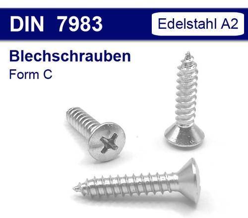 Blechschrauben din 7983 mit - blechschrauben,