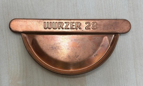 Kupfer endkappe regenrinne - kupfer,