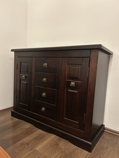 Edle Holzkommode Massivholz