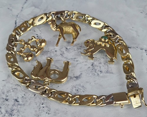 Gold armband 14k armkette - armband,