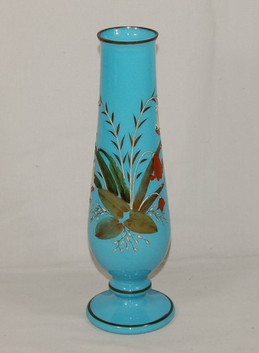 Große antike opalglas vase - große,