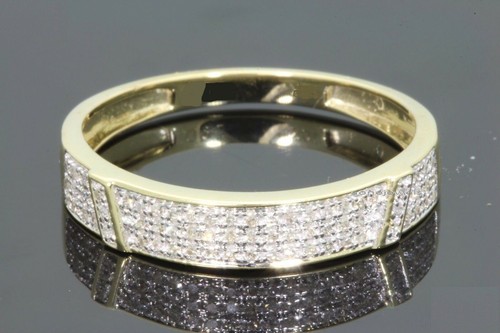 Herren 14k gelbgold über rund - 14k,
