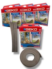 4 Packung Selbstklebende Fenster-/Türdichtung Profil E | 1-3,5mm 6m Braun-Dv3r2