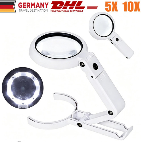 10x lupe mit led licht - mit, 8