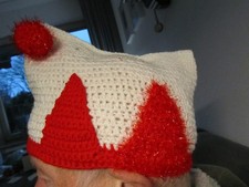 Handgehäkelte Narrenkappe /