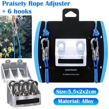 6 Haken Seil m/ Rollenspanner