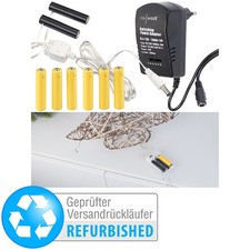 revolt Batterie-Netzteil-Adapter für bis zu 2 Geräte, Versandrückläufer