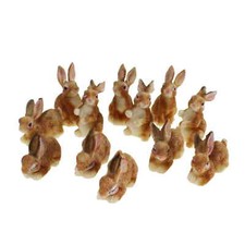 Mini hasen braun - mini, h2,2-3cm